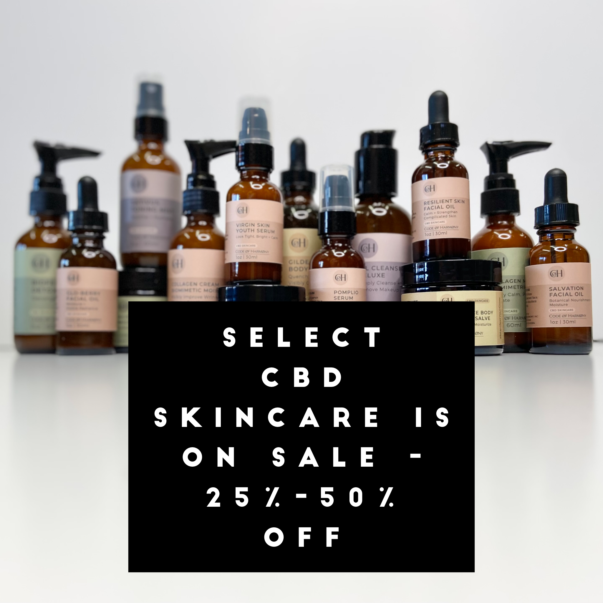 25% + Sale on CBD skincare